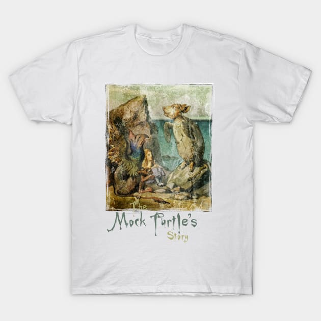 The Mock Turtle's Story - Alice In Wonderland T-Shirt by The Blue Box